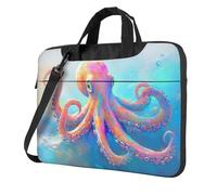Octopus In The Ocean Laptop Bag Laptop Case 15.6 Inch Computer Bags Padded Sleeve Cover For Women Men