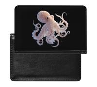 Octopus in The Ocean Passport Holder Cover Wallet with ID Card Slot Slim Travel RFID Blocking Case Protector Essentials for Women Men