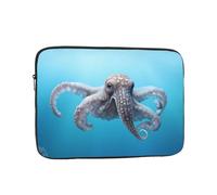 Octopus in The Sea Patterned Laptop Case - 17 inch Slim and Portable, Suitable for Office Travel and Commute