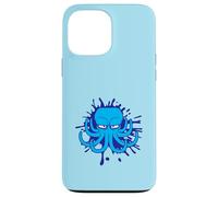 Octopus ink stain drop graffiti spray evil bad mood cartoon Case for iPhone 13 Pro Max