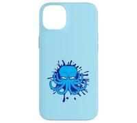 Octopus ink stain drop graffiti spray evil bad mood cartoon Case for iPhone 14 Plus