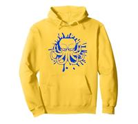 Octopus ink stain drop graffiti spray evil bad mood cartoon Pullover Hoodie