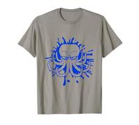 Octopus ink stain drop graffiti spray evil bad mood cartoon T-Shirt