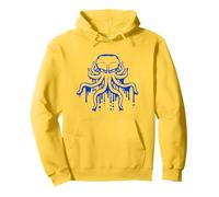 Octopus ink stain drop graffiti spray evil bad mood comic Pullover Hoodie