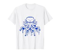 Octopus ink stain drop graffiti spray evil bad mood comic T-Shirt