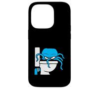 Octopus inside toilet bowl flush evil dangerous bad mood fun Case for iPhone 14 Pro