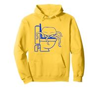 Octopus inside toilet bowl flush evil dangerous bad mood fun Pullover Hoodie