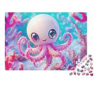 Octopus Jigsaw Puzzle The Underwater World 1000 Pieces Eco Friendly Paper Bundle for Adults 12+ Home Decor Puzzle 70x50cm/1000pcs