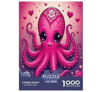 Octopus Jigsaw Puzzles for Adult Challenging Puzzles The Impossible Challenge 1000 Piece Difficult Hard Jigsaw Puzzles for Man And Woman with Letters on Back 38x26cm/1000pcs