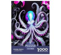 Octopus Jigsaw Puzzles for Adult The Impossible Challenge 1000 Piece Difficult Hard Jigsaw Puzzles for Man And Woman with Letters on Back 38x26cm/1000pcs