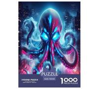 Octopus Jigsaw Puzzles for Adult The Impossible Challenge 1000 Pieces Difficult Hard Jigsaw Puzzles for Man And Woman with Letters on Back 70x50cm/1000pcs