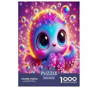 Octopus Jigsaw Puzzles for Adults Educational Game Difficult Challenges 1000 Piece Difficult Hard Jigsaw Puzzles for Man And Woman with Letters on Back 70x50cm/1000pcs
