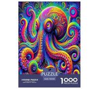 Octopus Jigsaw Puzzles for Adults The Impossible Challenge 1000 Piece Difficult Hard Jigsaw Puzzles for Man And Woman with Letters on Back 70x50cm/1000pcs