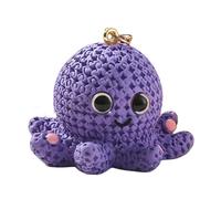 Octopus Keychain - 3D Sea Animal Pendant, Cute Resin Pendant, Decorative Bag Accessory, Adorable Marine Creature Keychain for Women Men Children, Funny Ornament, riferimento alla