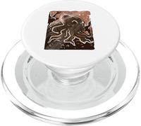Octopus Kraken Ocean Cephalopod Sea Creatures Brown Octopus PopSockets PopGrip for MagSafe