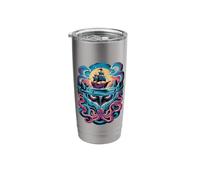 Octopus Kraken Pirate Island Fantasy Realm Stainless Steel Insulated Tumbler