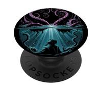 Octopus Kraken Pirate Mariner’s Final Vision PopSockets Adhesive PopGrip