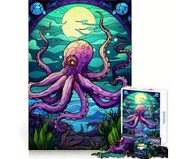 Octopus Magic The Sea 1000 Piece Jigsaw Puzzles for Teenagers Jigsaw Intellect Toy Family Joy Quality Cut Stylish Gift (38x52cm)