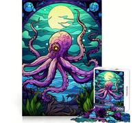 Octopus Magic The Sea Jigsaw Puzzle 1000 Piece for Teenagers Mind Skill Toy Peaceful Fun Design Assembly Unique Gift (50x75cm)