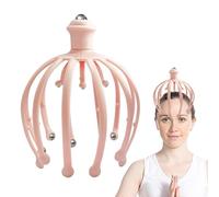 Octopus Massager - Manual Head Scraper Octopus Claw for Deep Relaxation and Stress Relief,Stainless Steel Octopus Head Massage Claw Manual Scalp Massage Tool for Stress Relax Spa Healing