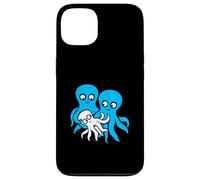 Octopus mom dad one child baby mother father family pregnant Case for iPhone 13