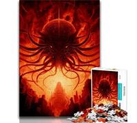 Octopus Monster 1000 Pieces Jigsaw Puzzle for Adults& Teens,Game Toys Every Piece Is Unique - Challenging Family Fun Game (38x26cm)