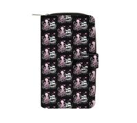 Octopus Monster with Ship Tentacles of Cthulhu Long Zippered Pouch Slim Clutch Organizer Purse Money and Credit Card Holder for Men Women