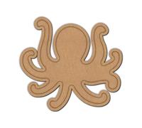 Octopus Mosaic Art Design 1 - Premium MDF & Plywood Embellishments Laser Cut Craft Shapes for Scrapbooking, Card Making, DIY Decor, Weddings & Personalized Projects