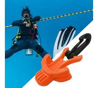 Octopus Mouthpiece Retainer - 3.94x1.97x0.77in Octopus Hose Holder Clip | Durable, Flexible Diving Retainer Clip For Gear And Snorkel | Mouthpiece Strap, Diving Accessory
