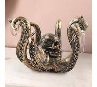 Octopus Mug Holder, Octopus Mug Tree, Skull Octopus Cup Holder, Vintage Skeleton Resin Octopus Desktop Statue, Tea Cup Holder for Kitchen, Jewelry Holder