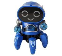 Octopus Music Dance Automaton - Six-claw Interactive Robot, Melody Light Show Toy | Classroom Educational Companion Gadget, Intelligent Kid Entertainer, Compact Animated Play Installation Ideal Group