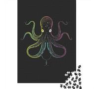 Octopus Paper Jigsaw Puzzles 1000 Pieces for Adults Jigsaw Puzzles for Adults 1000 Piece Puzzle Educational Games 1000pcs (38x26cm)