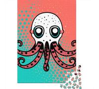 Octopus Paper Jigsaw Puzzles for Adults 1000 Piece Toys Family Jigsaw Games Birthday Puzzle Educational Boys Girls 1000pcs (38x26cm)