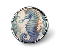 Octopus Pins Sets Ocean Park Ocean Theme Button Pins Badge Pin Beach Themed Buttons For Jeans Nautical Coastal Sea Theme Pins For Backpacks Badges Hats Bags Housewarming Gift