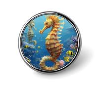 Octopus Pins Sets Ocean Park Ocean Theme Button Pins Badge Pin Beach Themed Buttons For Jeans Nautical Coastal Sea Theme Pins For Backpacks Badges Hats Bags Housewarming Gift