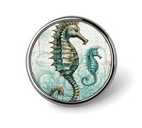 Octopus Pins Sets Ocean Park Ocean Theme Button Pins Badge Pin Beach Themed Buttons For Jeans Nautical Coastal Sea Theme Pins For Backpacks Badges Hats Bags Housewarming Gift