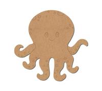 Octopus Pre Marked Design 5 - Premium MDF & Plywood Embellishments Laser Cut Craft Shapes for Scrapbooking, Card Making, DIY Decor, Weddings & Personalized Projects
