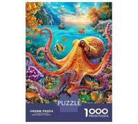 Octopus Puzzles 1000 Piece. Impossible Puzzles Challenge Toy for Adults& Kids Age 14 Years Up 70x50cm/1000pcs