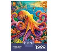 Octopus Puzzles 1000 Piece. Puzzle Impossible, Puzzle Family Activity Puzzles Game 52x38cm/1000pcs