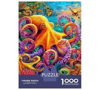 Octopus Puzzles 1000 Piece. Puzzle Impossible, Puzzle Family Activity Puzzles Game 70x50cm/1000pcs