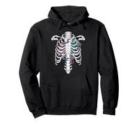 Octopus Rib Cage Anatomy Marine Life Ocean Gothic Art Pullover Hoodie