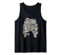 Octopus Rib Cage Anatomy Marine Life Ocean Gothic Art Tank Top