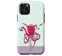 Octopus riding a road bike Case for iPhone 11 Pro