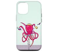 Octopus riding a road bike Case for iPhone 12/12 Pro