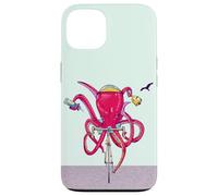Octopus riding a road bike Case for iPhone 13