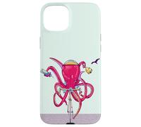 Octopus riding a road bike Case for iPhone 15 Plus