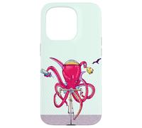 Octopus riding a road bike Case for iPhone 15 Pro