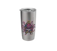 Octopus Samurai Kawaii Japanese Warrior Anime Aesthetics Stainless Steel Insulated Tumbler