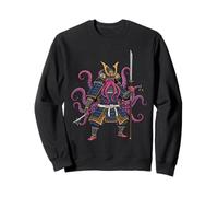 Octopus Samurai Kawaii Japanese Warrior Anime Aesthetics Sweatshirt