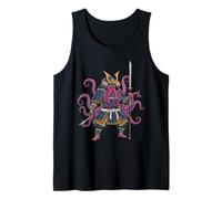 Octopus Samurai Kawaii Japanese Warrior Anime Aesthetics Tank Top